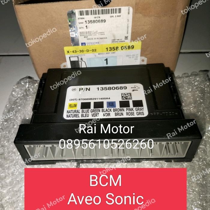 Bcm Aveo Sonic/Body Control Modul Chevrolet Aveo Sonic Original Gm Kode 099
