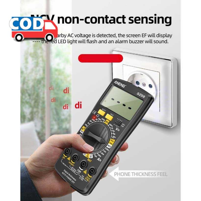 Digital Multimeter Akurat Avometer Digital Multitester Tester Listrik Multi Tester Digital Otomatis