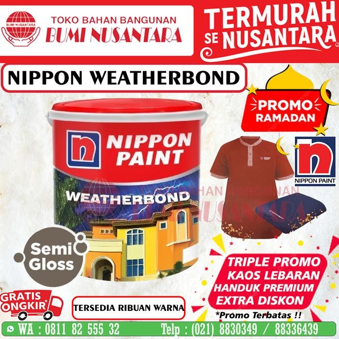 NIPPON WEATHERBOND PUTIH 20L EXTERIOR WEATHERBOND 20L WHITE