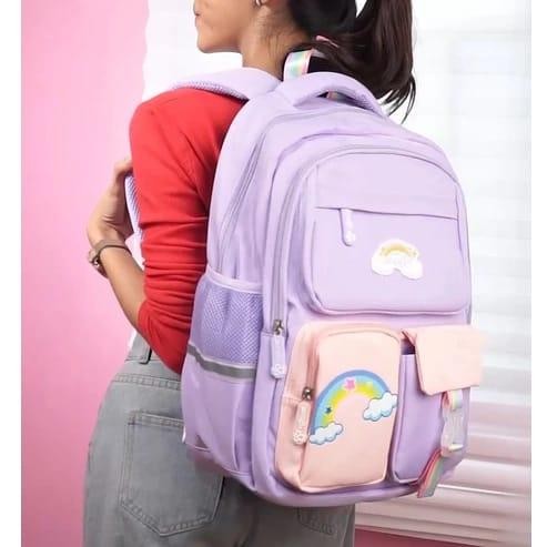 Tas Ransel Anak Perempuan Alto / Tas Beackpack/ Tas Alto Rainbow