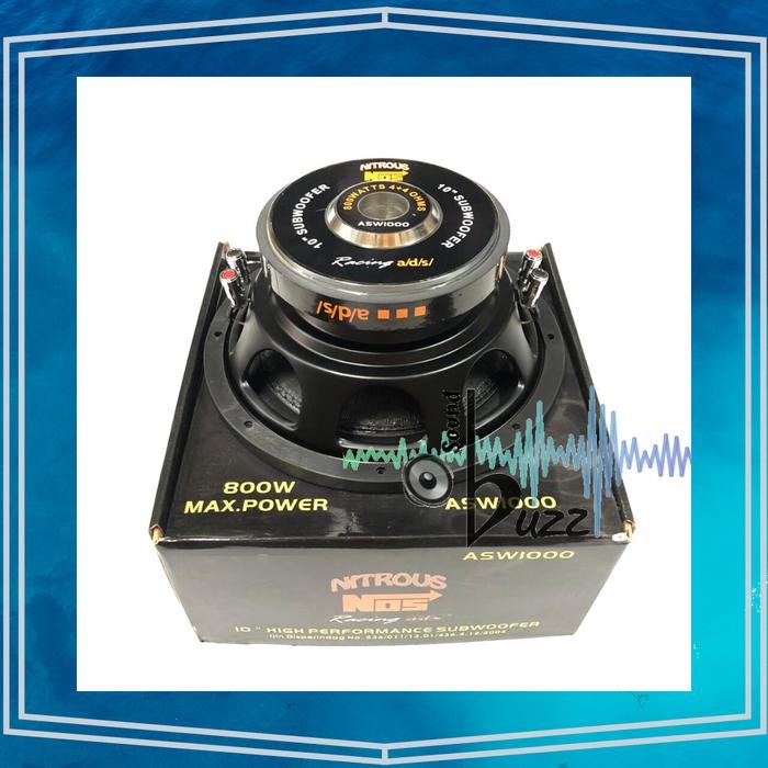 Speaker Subwoofer 10 inch ADS Nitrous NOS ASW 1000