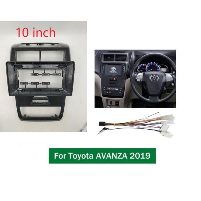 Frame Head unit Android 9 inch / 10 inch TOYOTA AVANZA 2019
