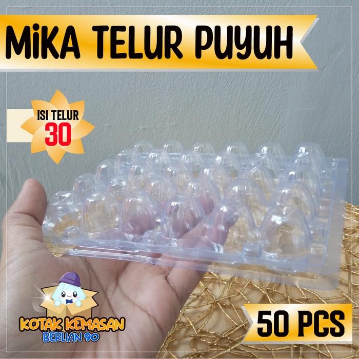 Mika telur puyuh isi 30 Tray Telur puyuh 30 - Puyuh isi 30 Kitchenware Kode 712