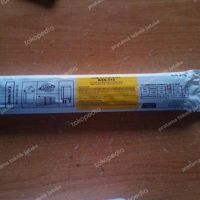 Kawat las nikko steel NSN 312 2.6mm problem steel NSN 312 2.6
