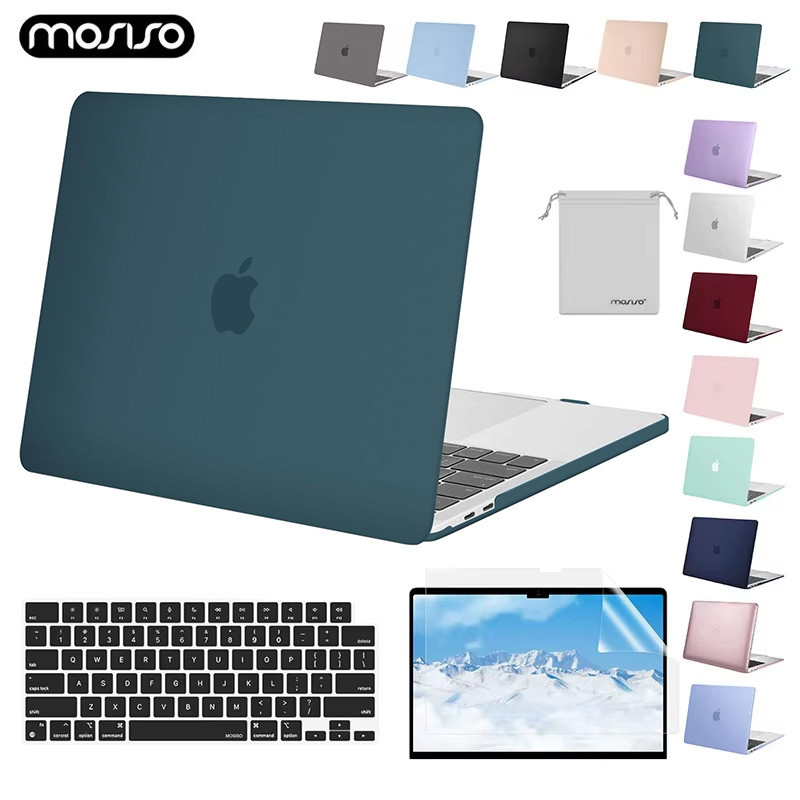 Laptop Case for 2024 2023 MacBook Pro 14 16 M4 A3112 A3185 A3401 M3 M2 M1 Air 13 A2337 A2179 A2338 P