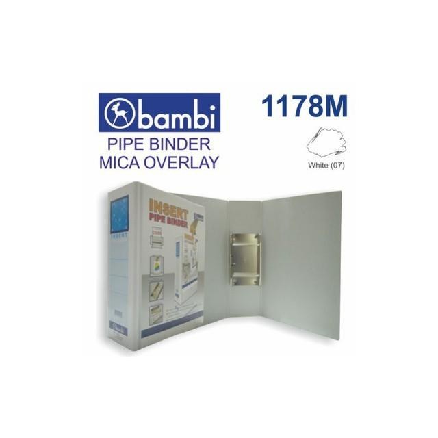 

HOT SALE! PIPE BINDER BAMBI A4 2 LUBANG + MIKA 80MM 1178-M (DUS)