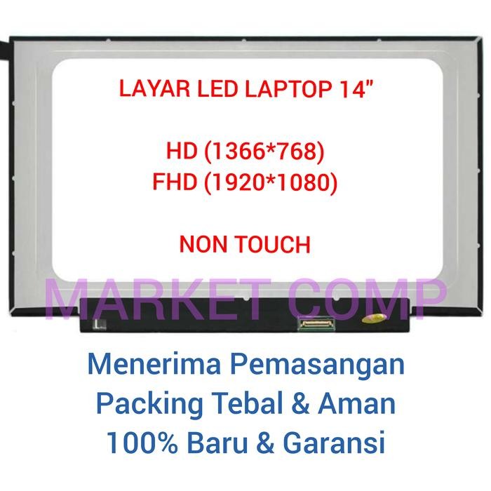LAYAR LED LCD LAPTOP HP 14 14S 14-FQ 14S-FQ 14S-FQ000 14S-FQ0XXX 14S-FQ1XXX 14S-FQ2XXX 14S-FQ2035AU
