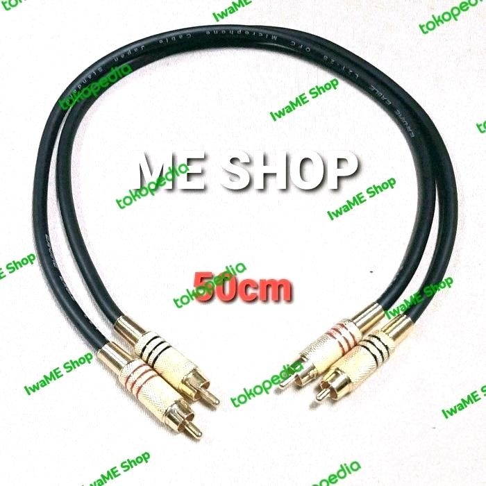 Kabel jack RCA pendek - kabel canare rca g Set masih ready
