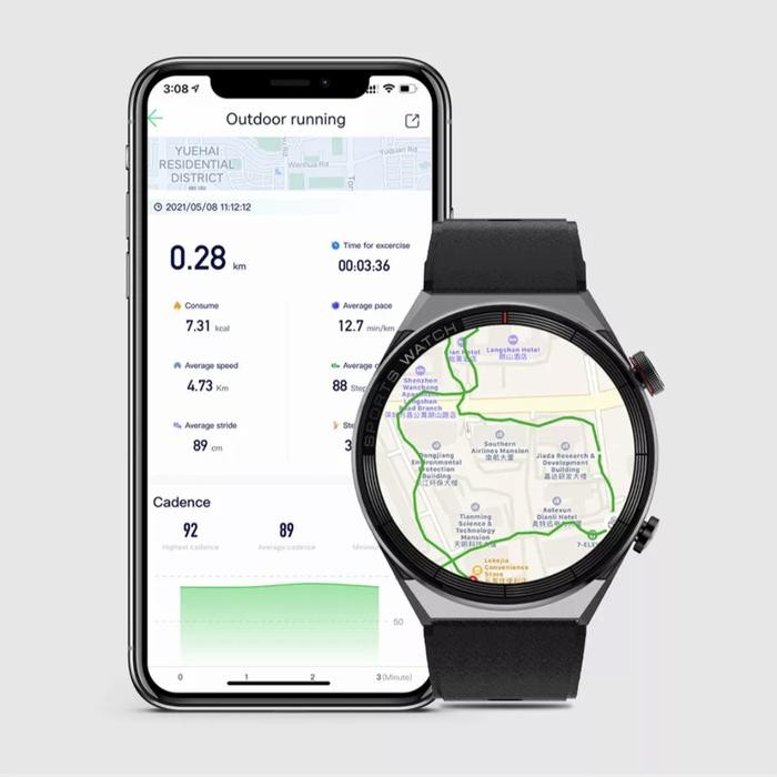 DT NO 1 DT3 MATE SMARTWAT NFC AOD BLUETOOTH CALL GPS TRACKR