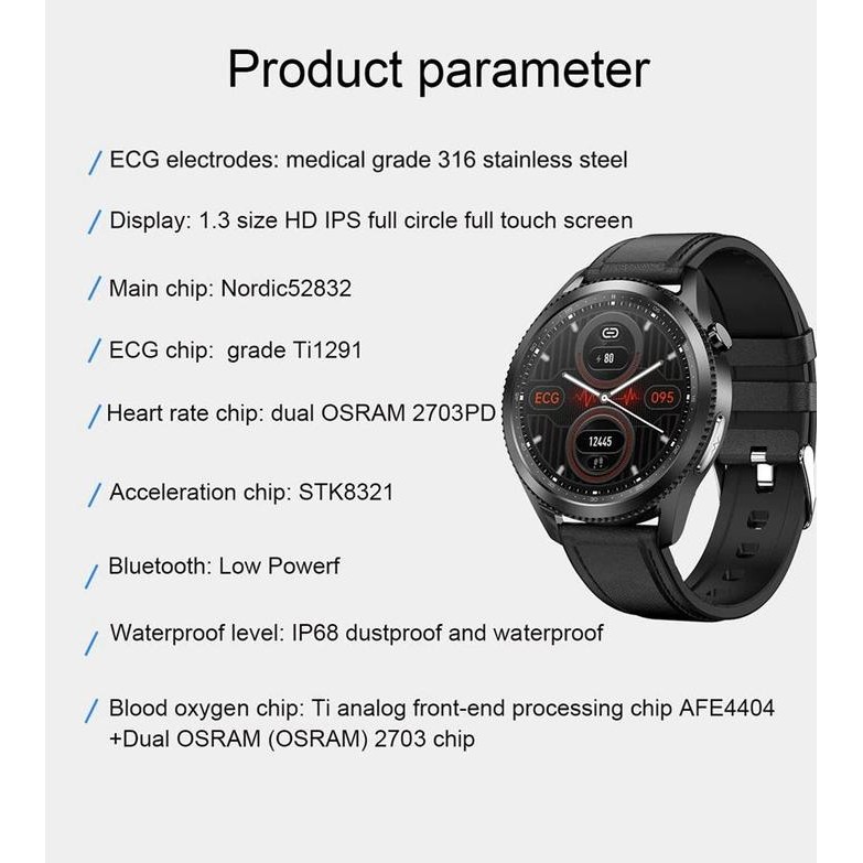 NORTH EDGE E102 ECG Body Temperature Sensor Sport Wat Dustof IP68