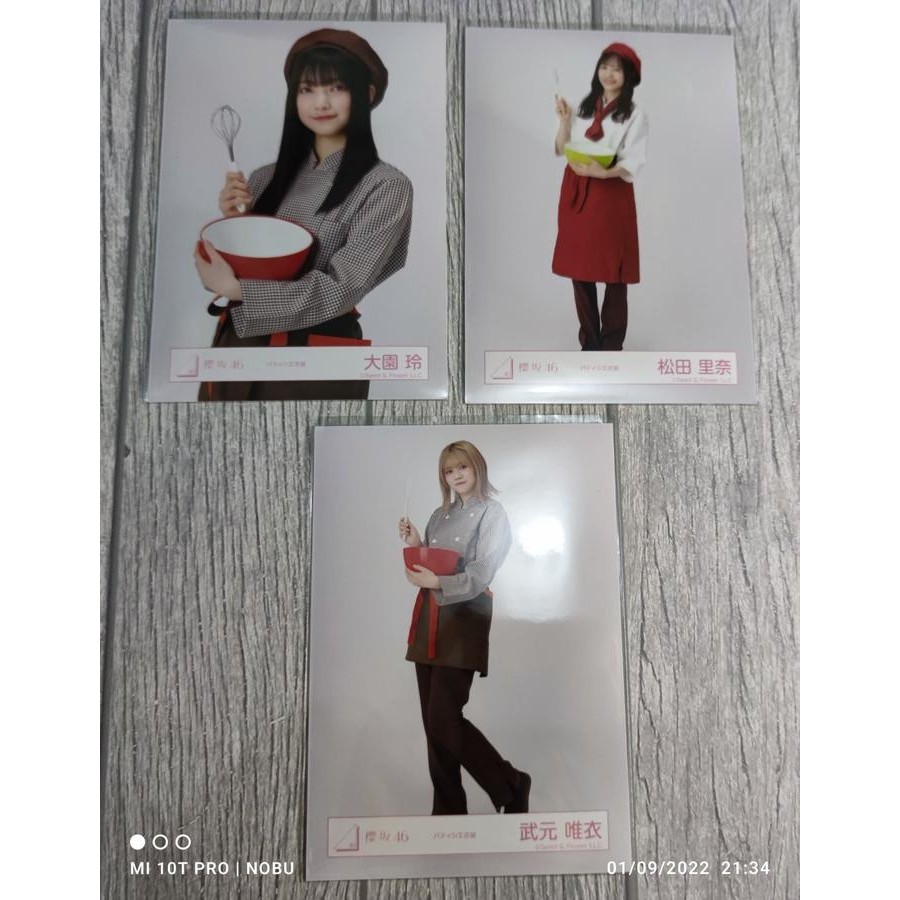 

LIMITED EDITION Photopack Sakurazaka46 Pastry chef Isho Kode 492
