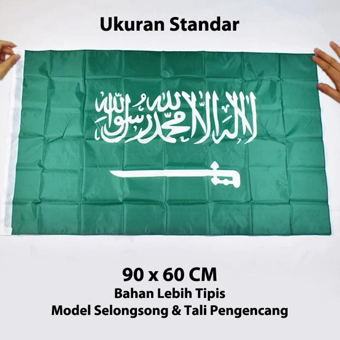 

Terlaris Bendera Arab Saudi ukuran Standar SALE