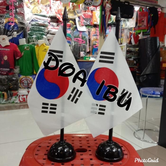 

Terlaris tiang kayu meja+bendera KOREA SELATAN SALE