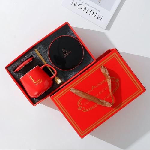 Gelas Pemanas Mug - Pemanas Minuman - Set Penghangat Minuman Keramik