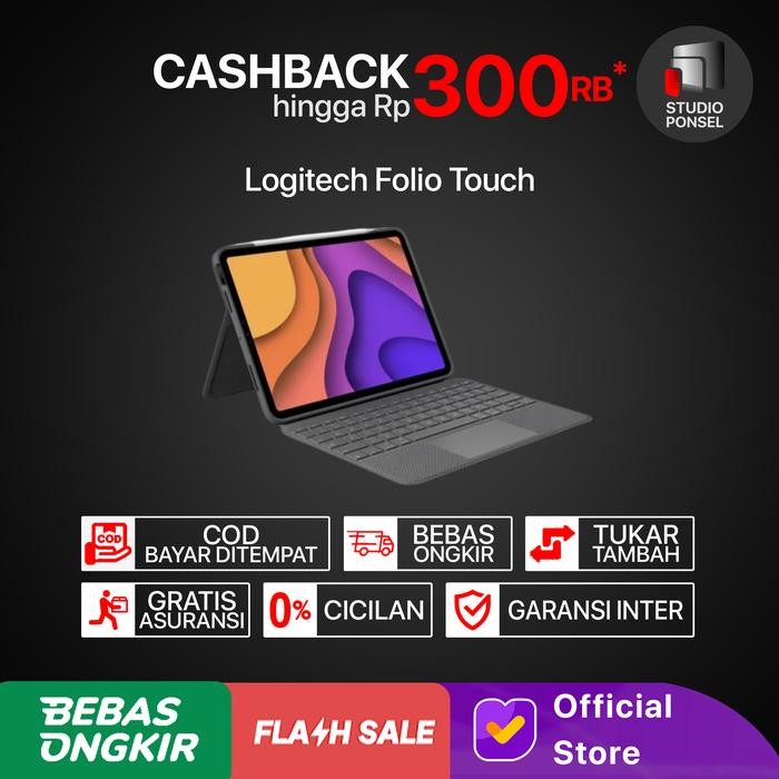 Logitech Folio Touch For Apple Ipad Pro 11 12 2020 / 2018 / Ipad Air 4