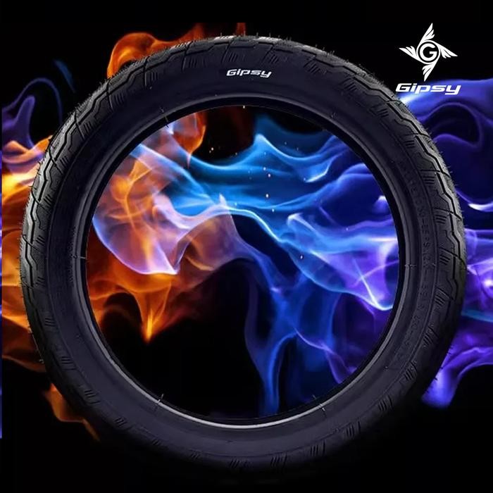 Gipsy Gs-1010 Folding Tyre For Kid Balance Push Bike 12 X 1.50 - Ban Push Bike - Black