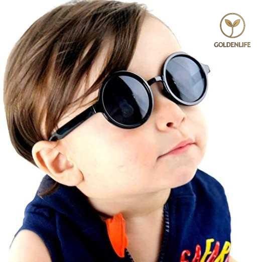 WFJIA Kacamata Hitam Anak Anti UV Round Vintage Style - WF52