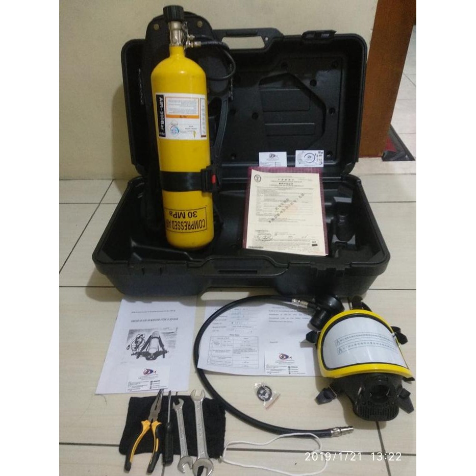 Bagus Scba Breathing Apparatus - 5 Liter Merk Hypro