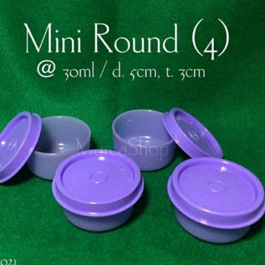 Harga Terbaru Mini Round Container Tupperware Uk.30Ml Hkl6