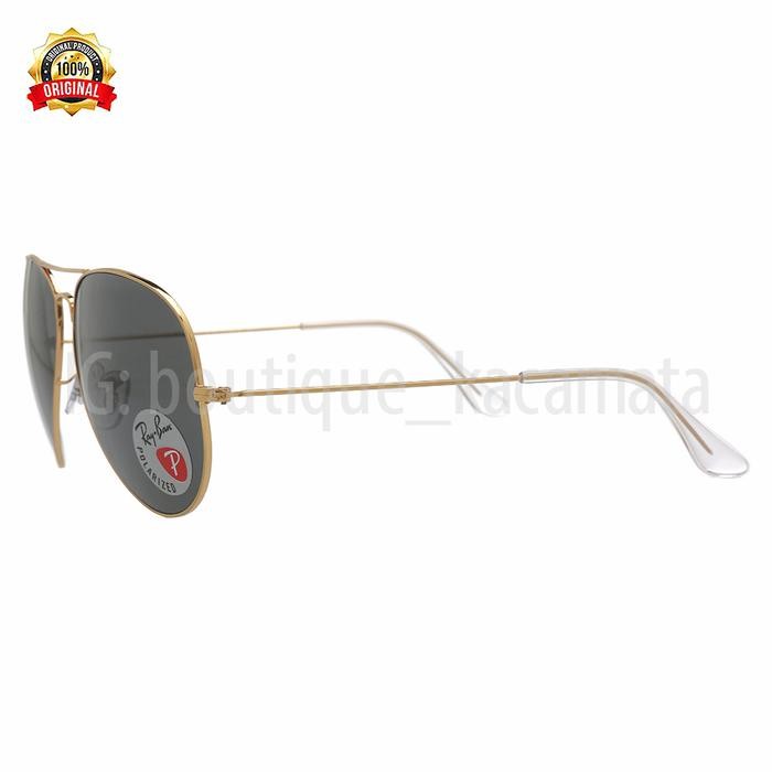 Paling Berkualitas Kacamata Rayban Original Sunglass Aviator Polarized 3025-9196/48