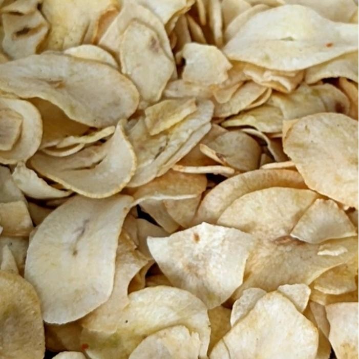 

DISKON Keripik Singkong 1/2KG Khas Mng Sumenep ra Cemilan/Makanan Ringan/Snack Rasa Bawang dan Pedas