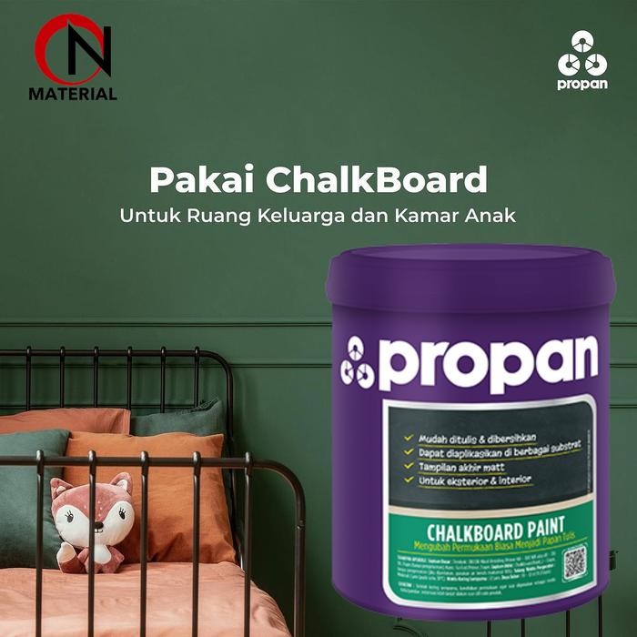 

NEW! CAR PAPAN TULIS KAPUR PROPAN CHALKBOARD PAINT 1L / HITAM / HIJAU