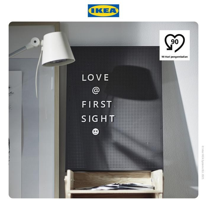 

NEW! IKEA SVENSS PAPAN MEMO BERLUBANG DENGAN HURUF 30X40 CM PLASTIK