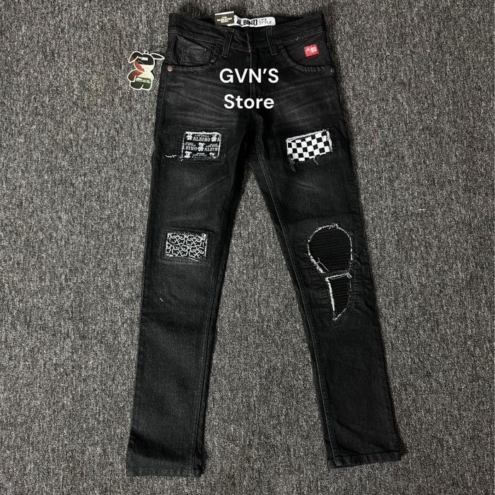 

Andesta Id Celana Jeans Pria Starboy Denim Panjang Tebal Lembut Slimfit Skinny Hitam Nyaman Distro