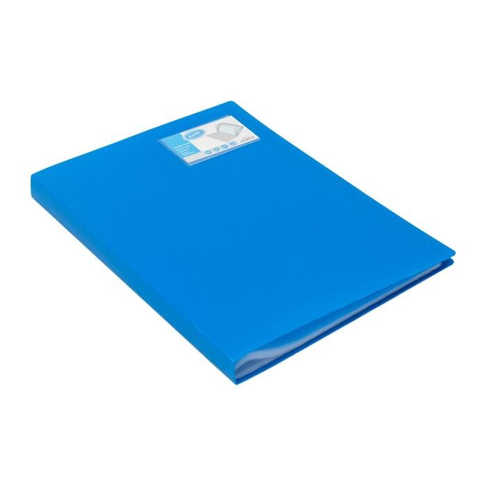 

NEW! BANTEX DISPLAY BOOK 60 POCKETS FOLIO COBALT BLUE 3187 11