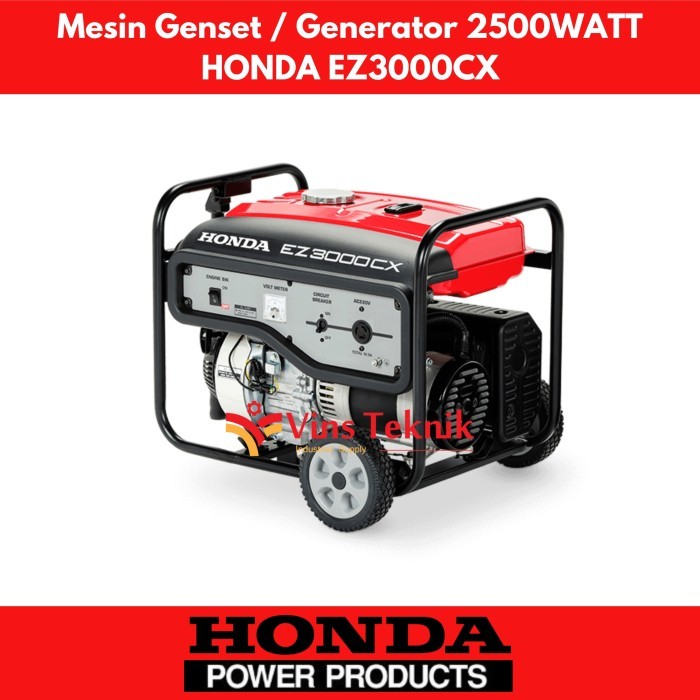 31 Murah Mesin Genset Honda 2500Watt Ez3000 Cx Generator Set Bensin Ez3000Cx Realpict Terlaris