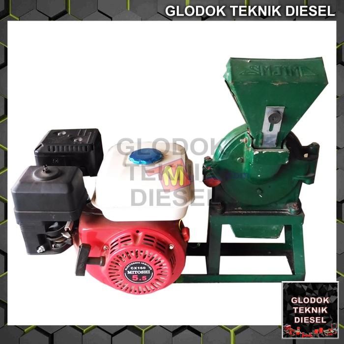 Mesin Giling Tepung Beras Ffc 15 + Mesin Honda Gx Gp 160 Original Gratisongkir