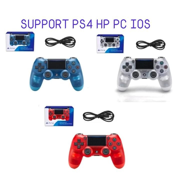 STIK PS4 CRYSTAL ORIGINAL PABRIK / STIK PS4 TRANSPARAN