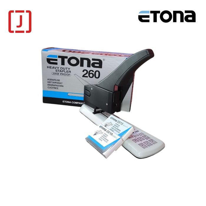 

Stapler Jilid Heavy Duty Etona 260 alat staples jilid 260 lembar