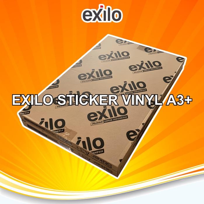 

Exilo Sticker Vinyl Laser A3+ White Gloss/Matte/Transparan Stiker Digital Print Anti Air - PACK