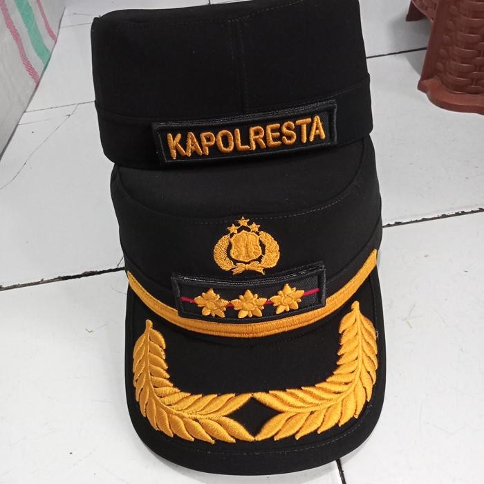 Stok Terbatas Topi Komando Polri Kombes Exclusive