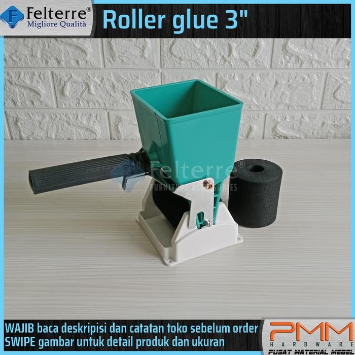 

Roller lem 3"/ roller glue/alat perata lem/glue applicator FELTERRE