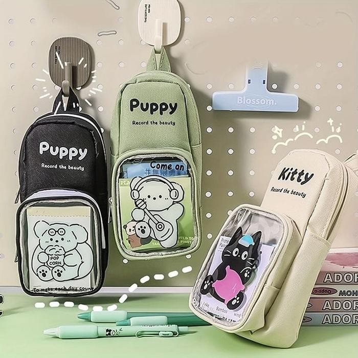 

Tempat Pensil Bentuk Tas Mini 3d / Kontak PensilAnakKanvas SK0108 best seller
