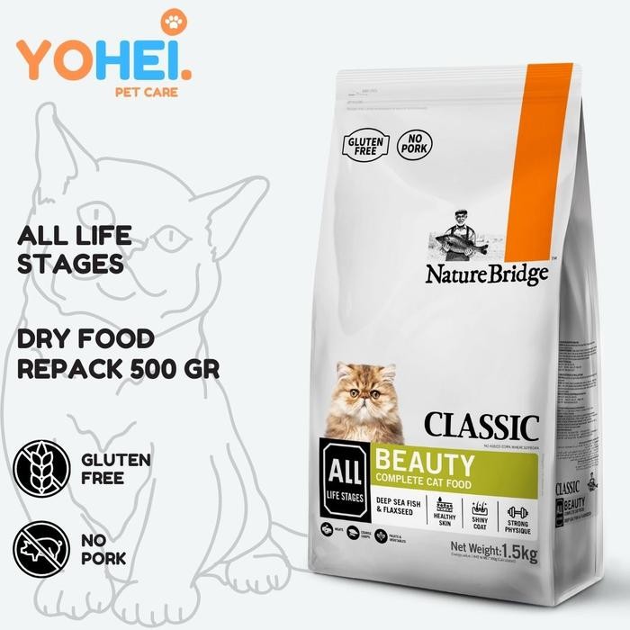 Nature Bridge Beauty Cat Food Repack 500gr