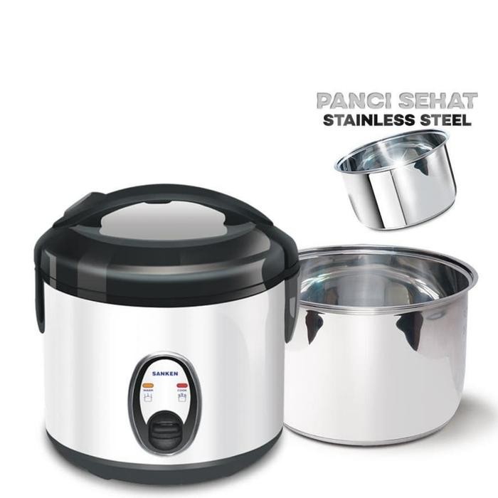 Rice Cooker Sanken 1 Liter Stainless 6 In 1 Gratisongkir