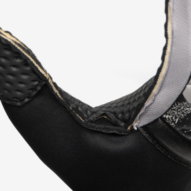 Decathlon KIPSTA Sarung Tangan Kiper Dewasa F100 Superresist - Hitam/Abu-abu - 8841723