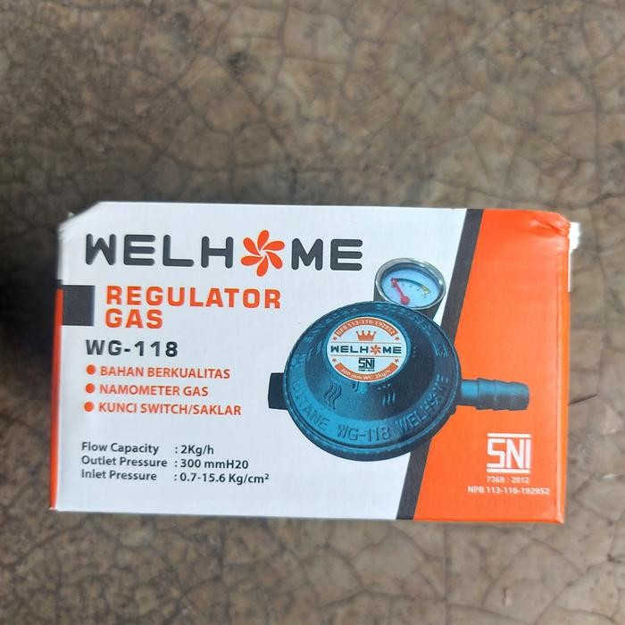 Regulator Gas + Meter Welhome