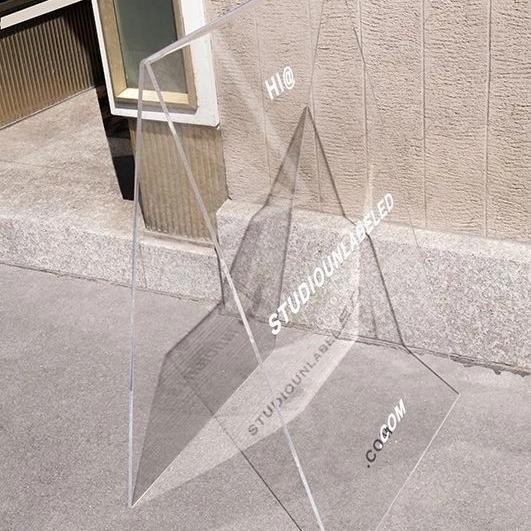 

sign board akrilik arah direktori lipat berdiri segitiga lantai bening best seller