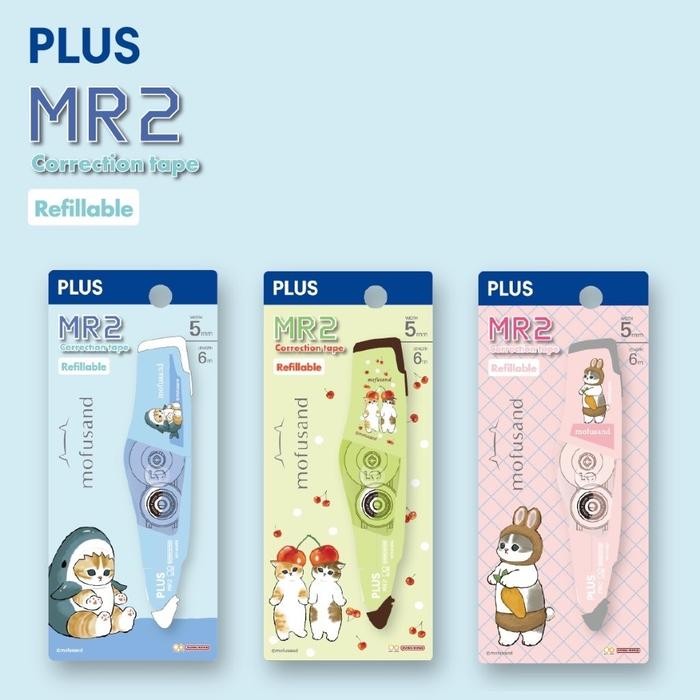 

Plus MR2 Mofusand Correction Tape Cat Neko Same-Nyan Pita Koreksi Tip-X Limited Edition best seller