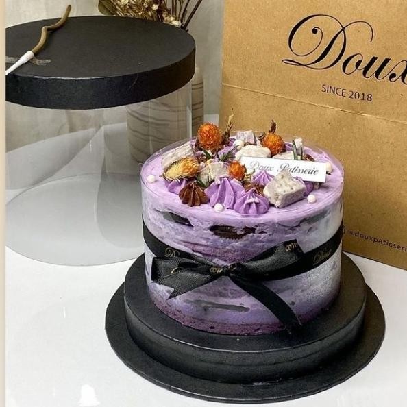 

Taro Oreo Birthday Cake / Kue Ulang Tahun by Doux Patisserie
