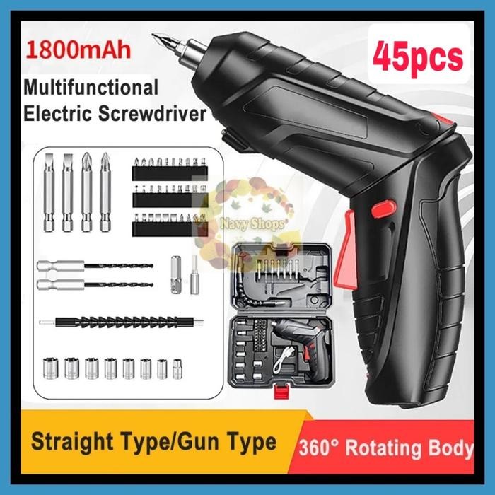 Bor Tangan Baterai Cordless Screw Driver Bor Kayu Portabel MB47