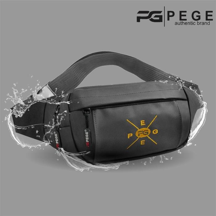 PROMO Bundling Paket Hemat Buy 1 Get 3 PEGE Thanos Waistbag Wateroof Topi Dompet Distro - PG