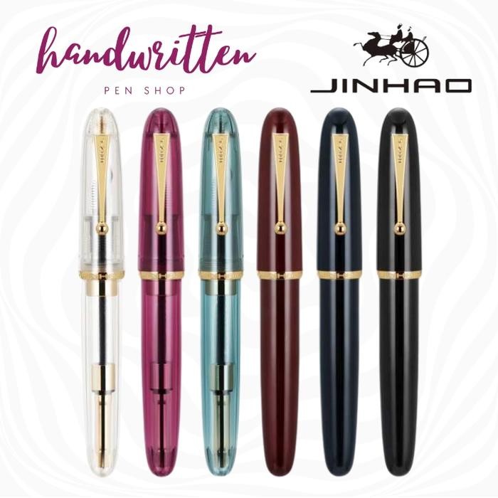 

JINHAO Typ 9019 Cartridge & Converter Oversize Fountain Pen/ Pulpen Pena JINHAO 9019
