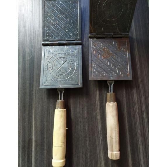 cetakan egg roll kue semprong gapit bahan besi anti lengket