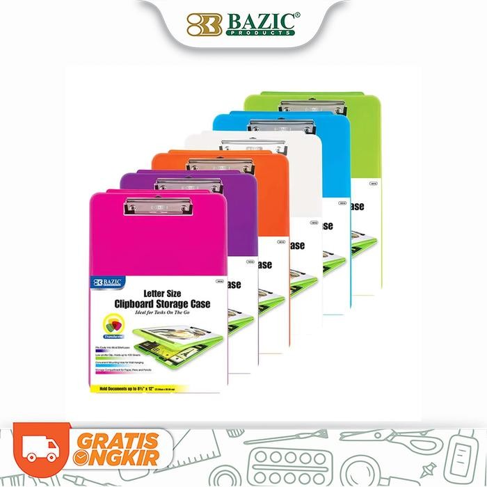 

Bazic Clipboard Storage Case Colors - Papan Ujian