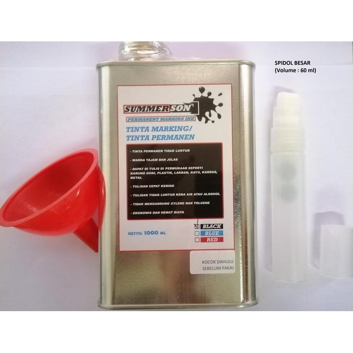 

Tinta spidol permanent /Marking ink Summerson 1 liter-SPIDOL BESAR